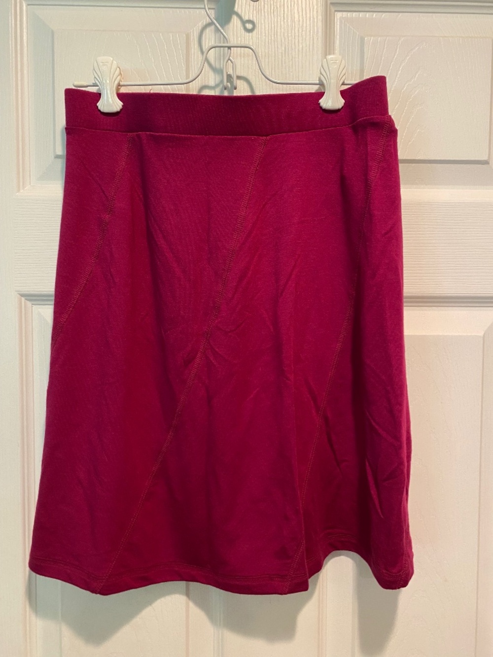 Dakini S/P Magenta Modal-Poly-Spandex Pull-On Skirt